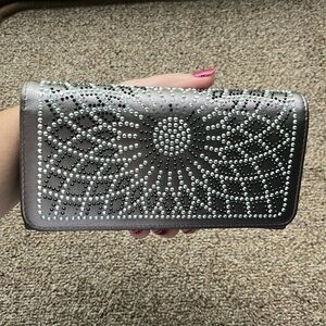 Copper metallic wallet/clutch/crossbody NWOT